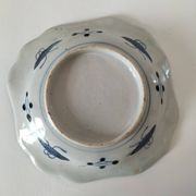 Antique Japanese porcelain cup – Arita blue decoration, late 19th century
