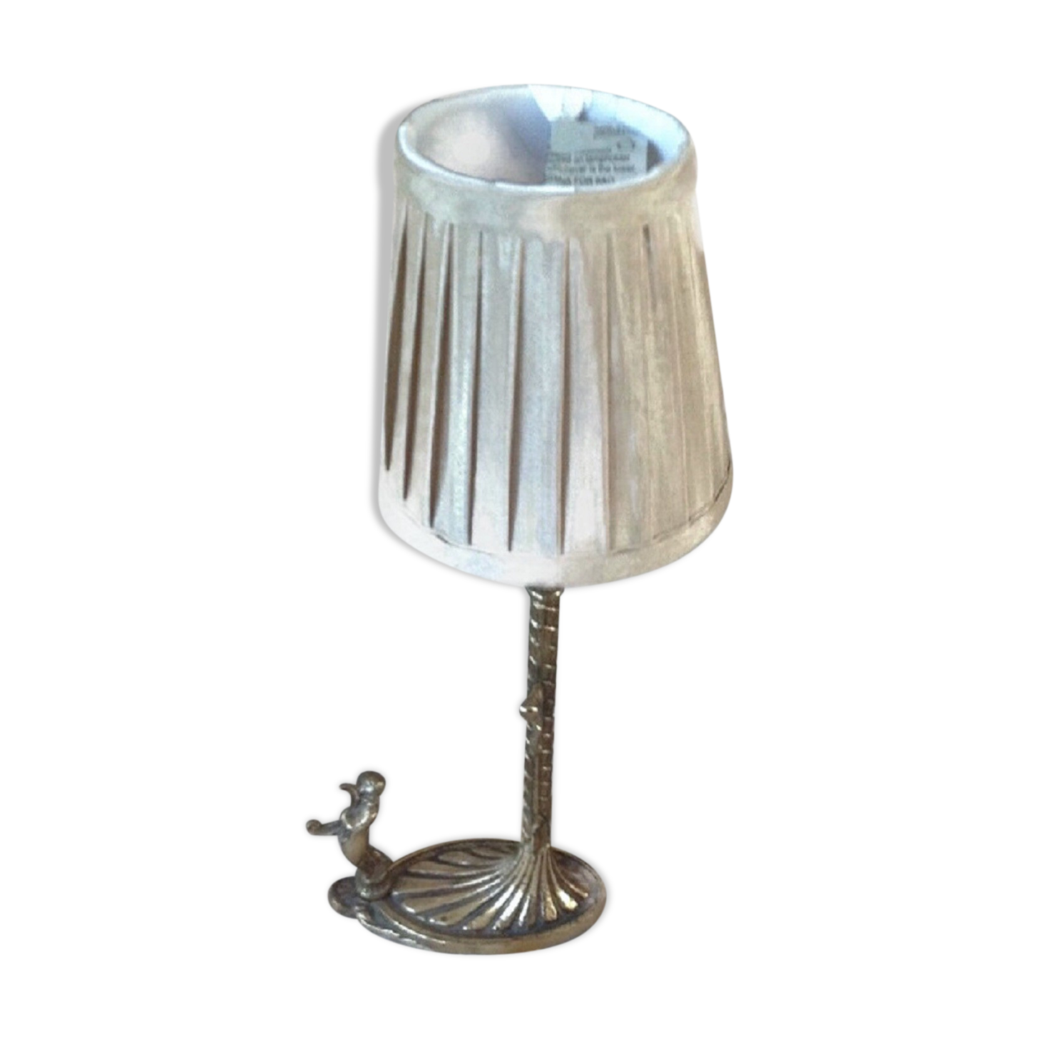 Brass art deco lamp  with putti