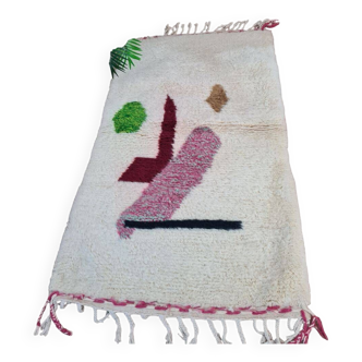 Handmade wool Berber rug 150 x 100 CM