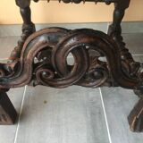 Paire de chaises en cuir de Cordoue