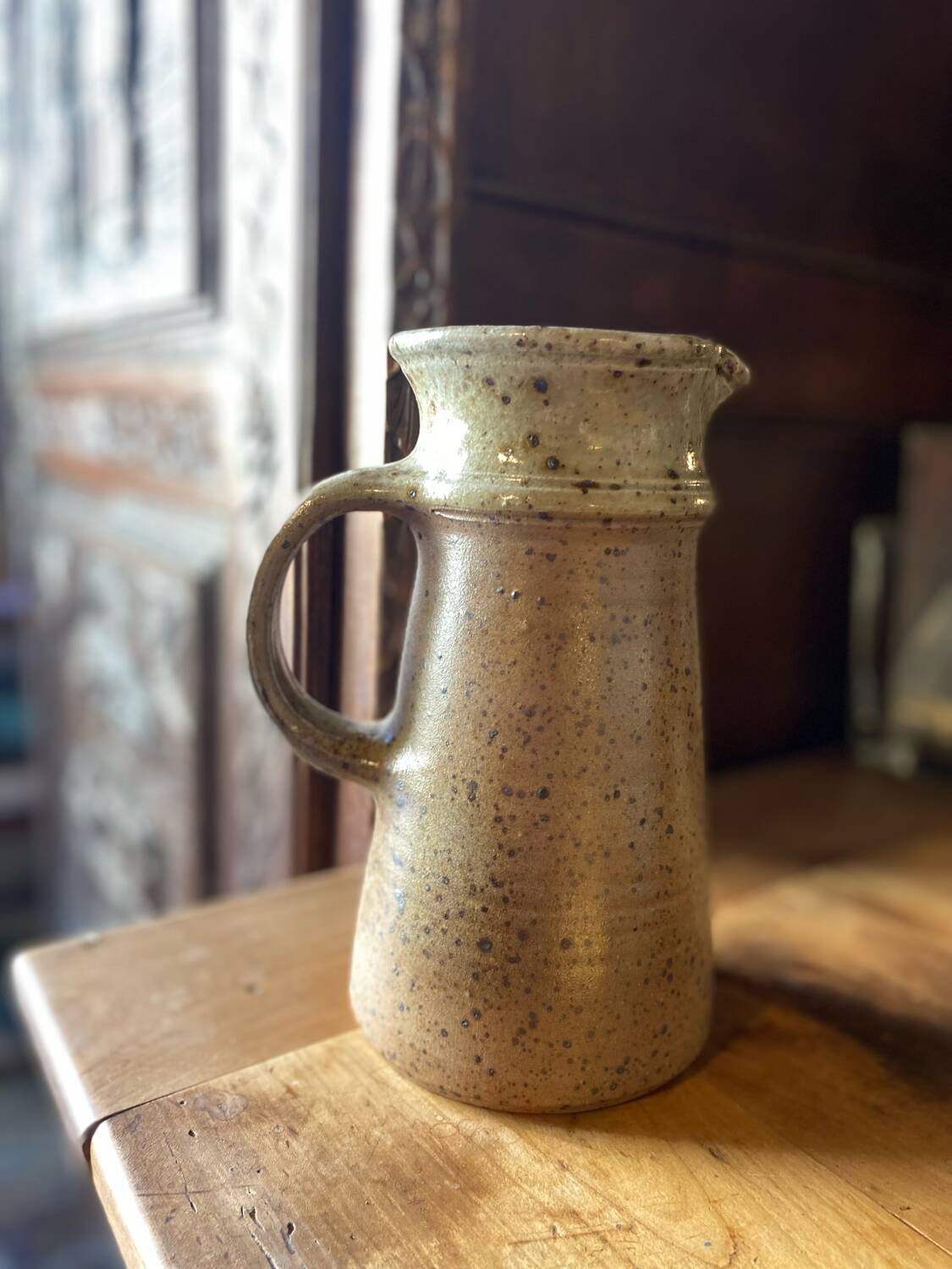 Jacques Villain stoneware pitcher