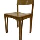 Vintage wooden chair 1980s minimalist design unique