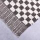 9x10 Checkered Brown White Moroccan Rug, 268x298Cm