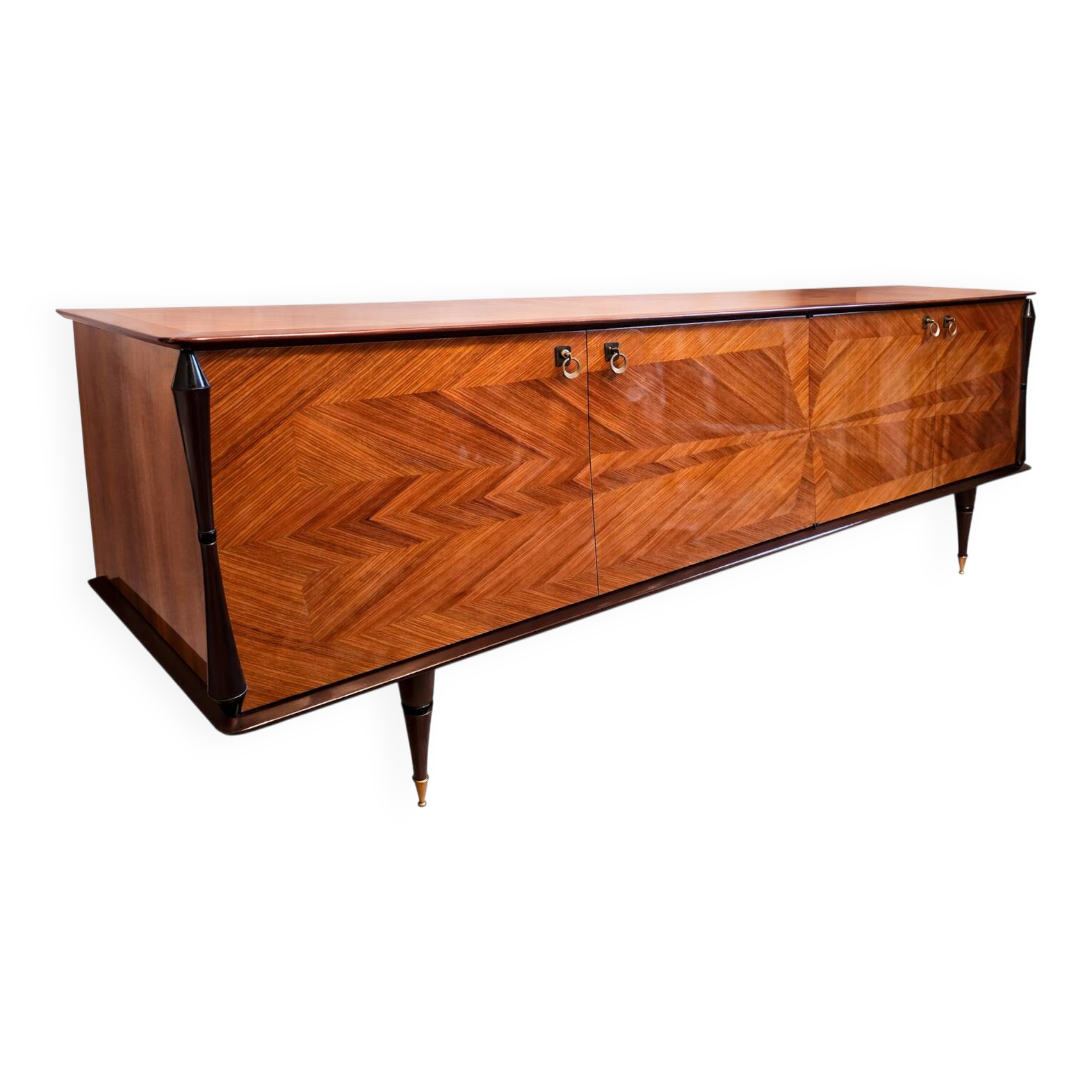 Buffet in rosewood and sycamore