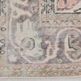 Soft Pink Handmade Vintage Persian Rug, 219x314Cm