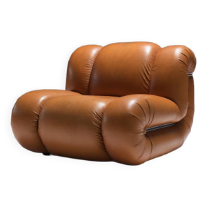 Fauteuil vintage Velasquez - cuir