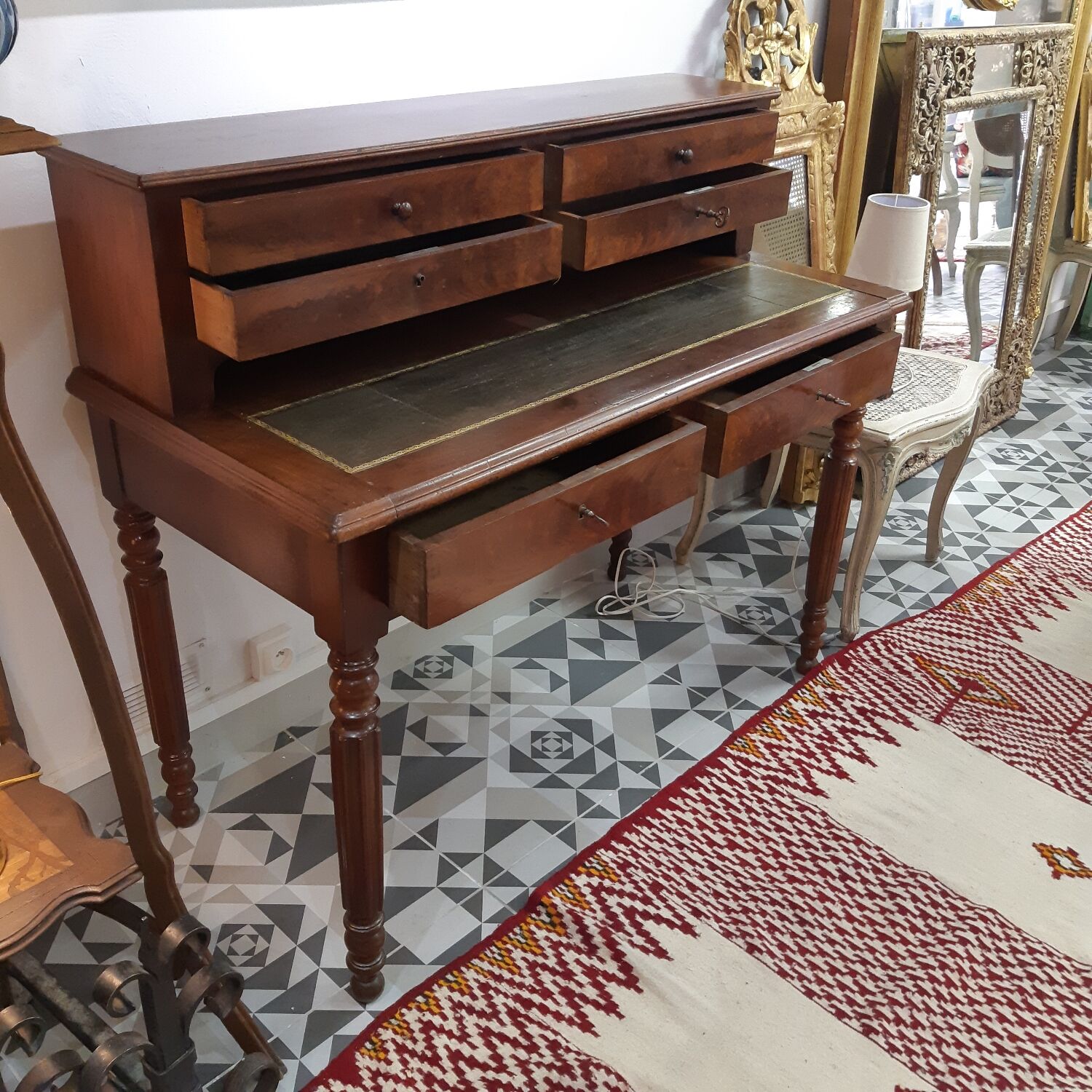 Louis Philippe mahogany desk