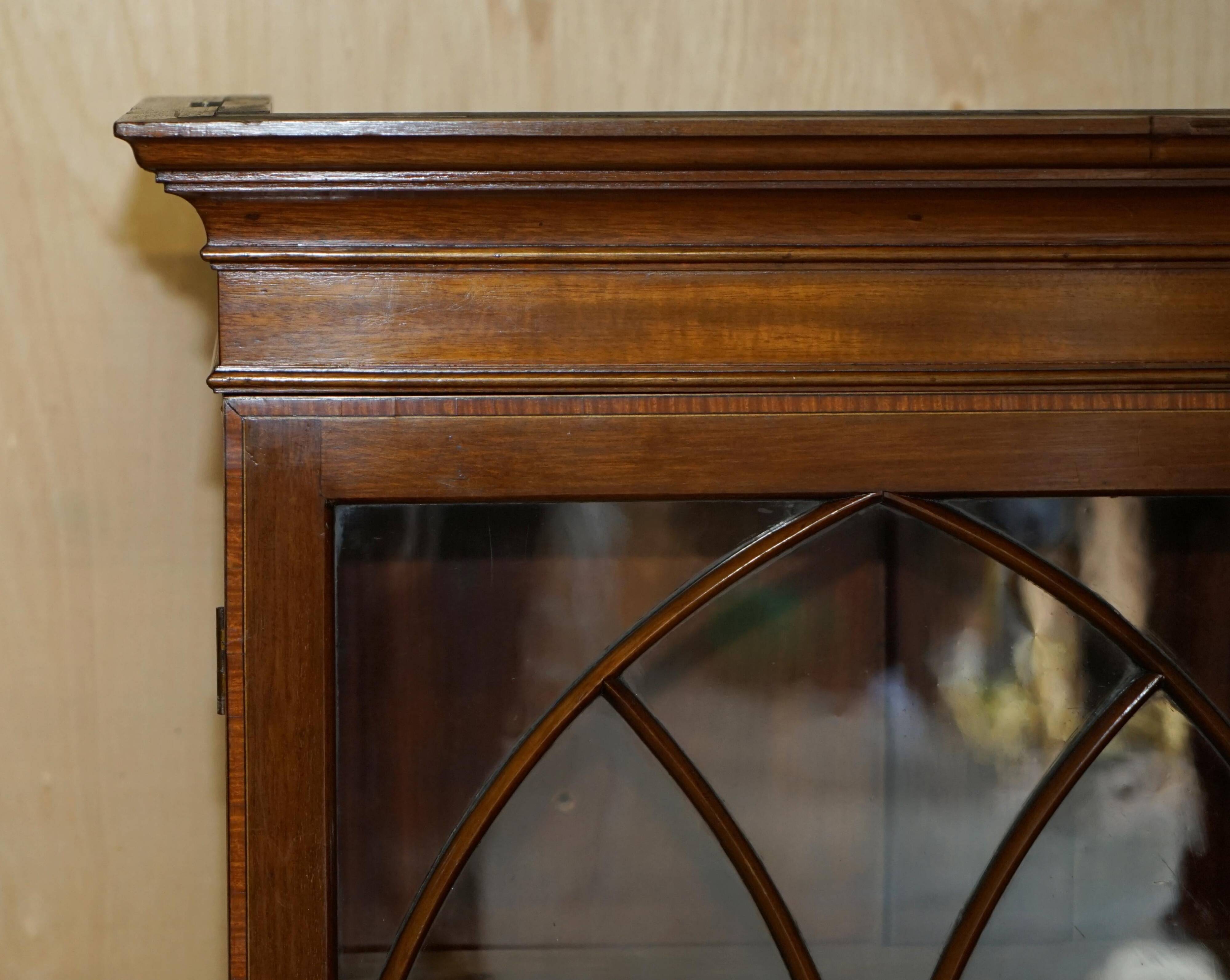 Sheraton Revival Antique Library Desk circa 1840