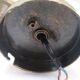 Pair of metal and glass wall light