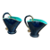 Pair of ceramic vases from Vallauris - 1970s