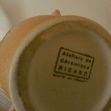 Vintage Ricard sandstone pitcher