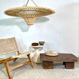 Suspension rattan saucer iron frame D:120 H:60