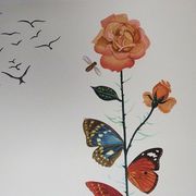 Salvador Dali : Flordali II, La rose papillon - Lithographie originale signée