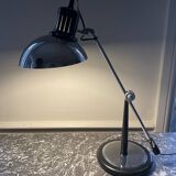 Articulated chrome desk lamp design 1970