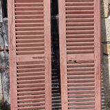 Pair of wooden shutters