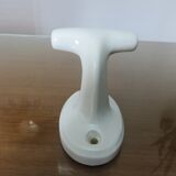 White porcelain hook Art Deco 30s 40s