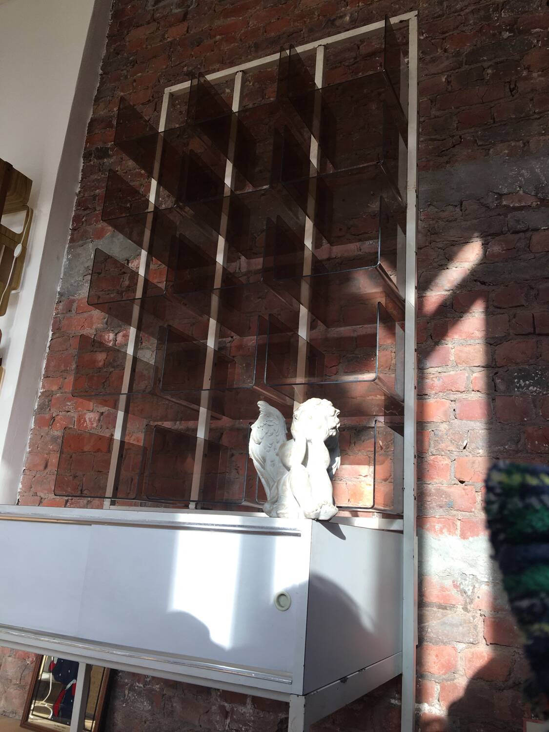 Plexiglass shelf & funky 70s