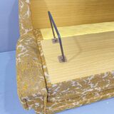 Canapé pliant rembourré du milieu du siècle, années 1970, Europe centrale