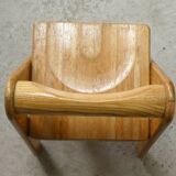 Pierre Grosjean's pine children's chair, Belgium, 1970