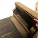 Banc d'église coffre en bois XVIIIème
