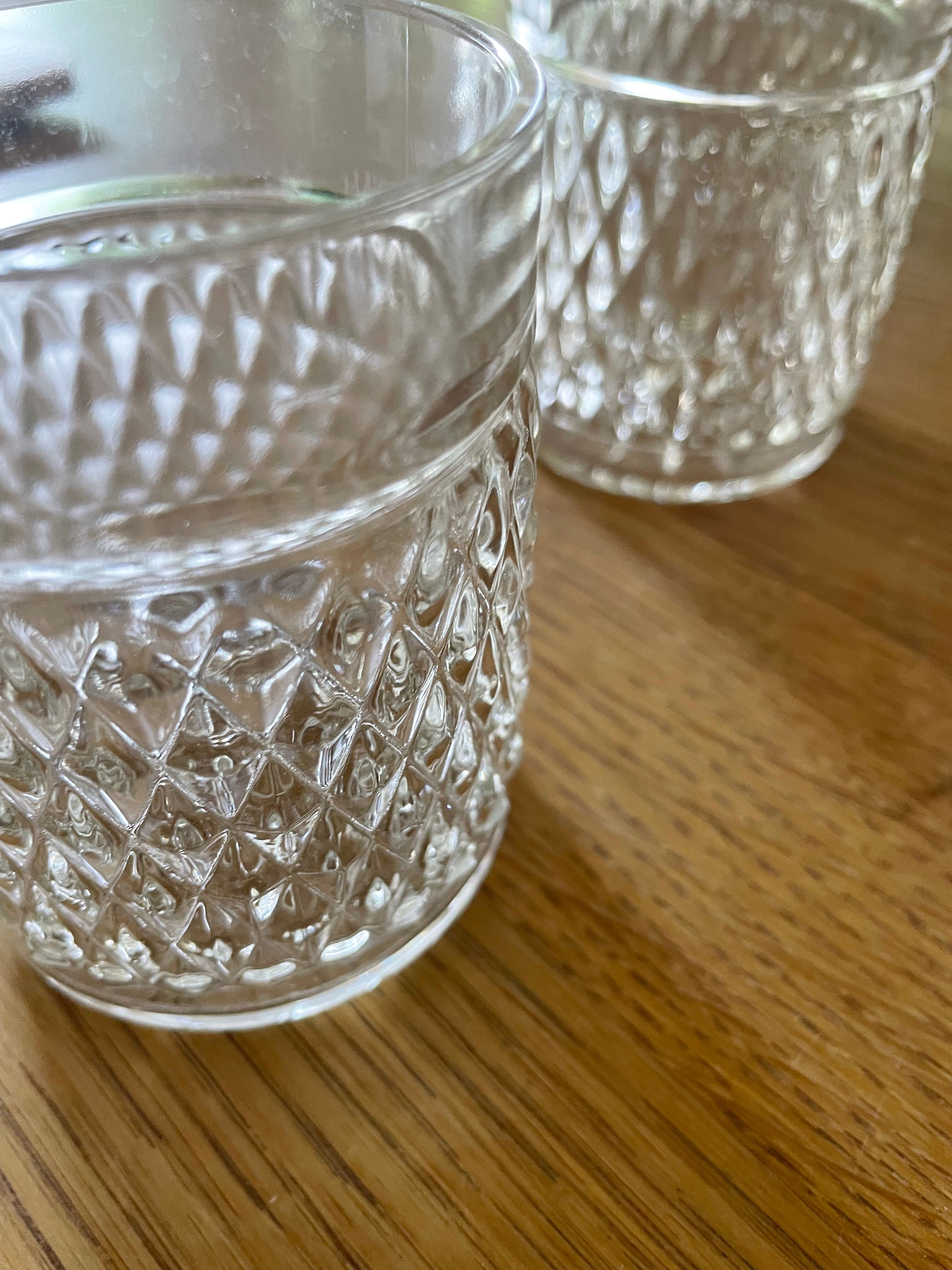 6 whiskey glasses