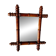 Bamboo framed mirror 19th century
