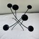 Sculptural chandelier in wrought iron