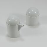 Sugar bowl and creamer postmodern Cupola by Mario Bellini for Rosenthal studio-line
