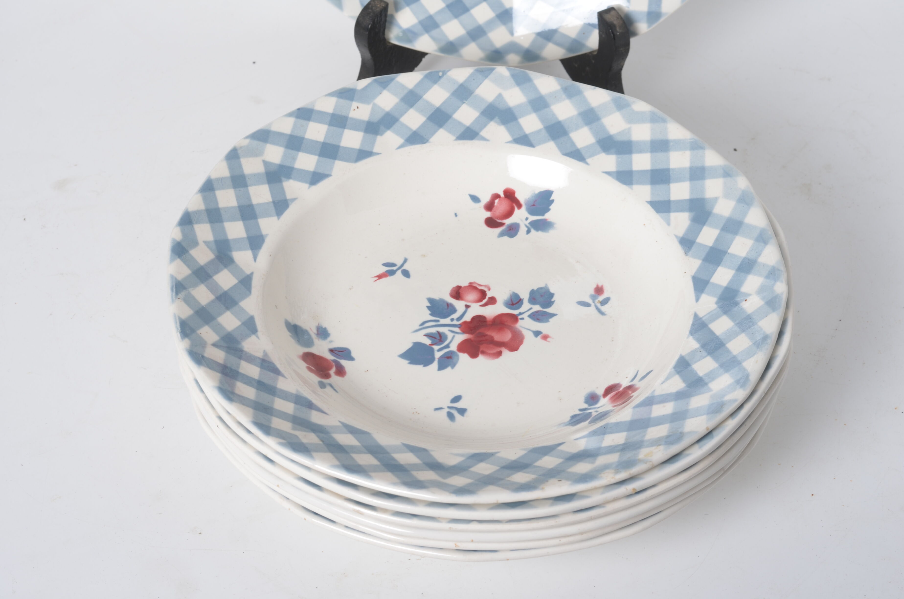 Hollow plates Digoin Sarreguemines