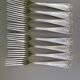 Silver metal forks