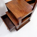 Paire de tables de chevet en bois anciennes