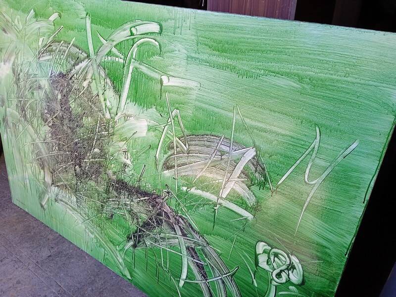 Painting 195cm Acrylic on canvas surrealism