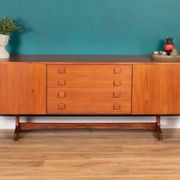 Vintage Teak Vanson Sideboard, British 1970s By Peter Haywood