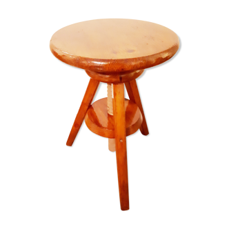 Tabouret à vis ancien, réglable