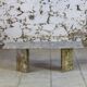 Table basse en travertin terrazzo, 1970