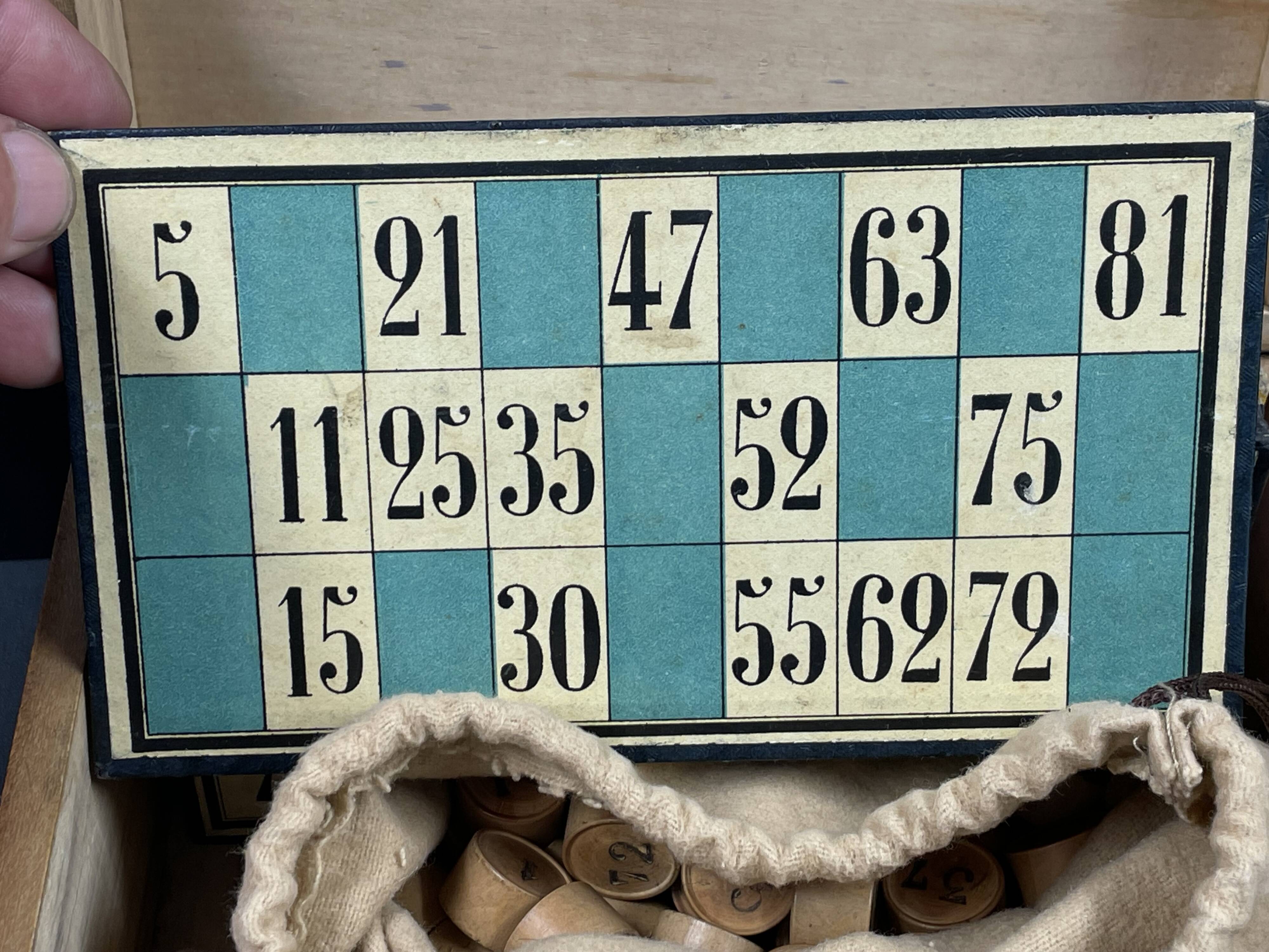 Old Art Nouveau Lotto Game - Complete