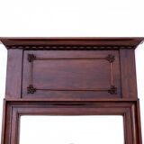 Mahogany mirror, Northern Europe, circa 1880.