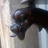 old carved shelf furniture