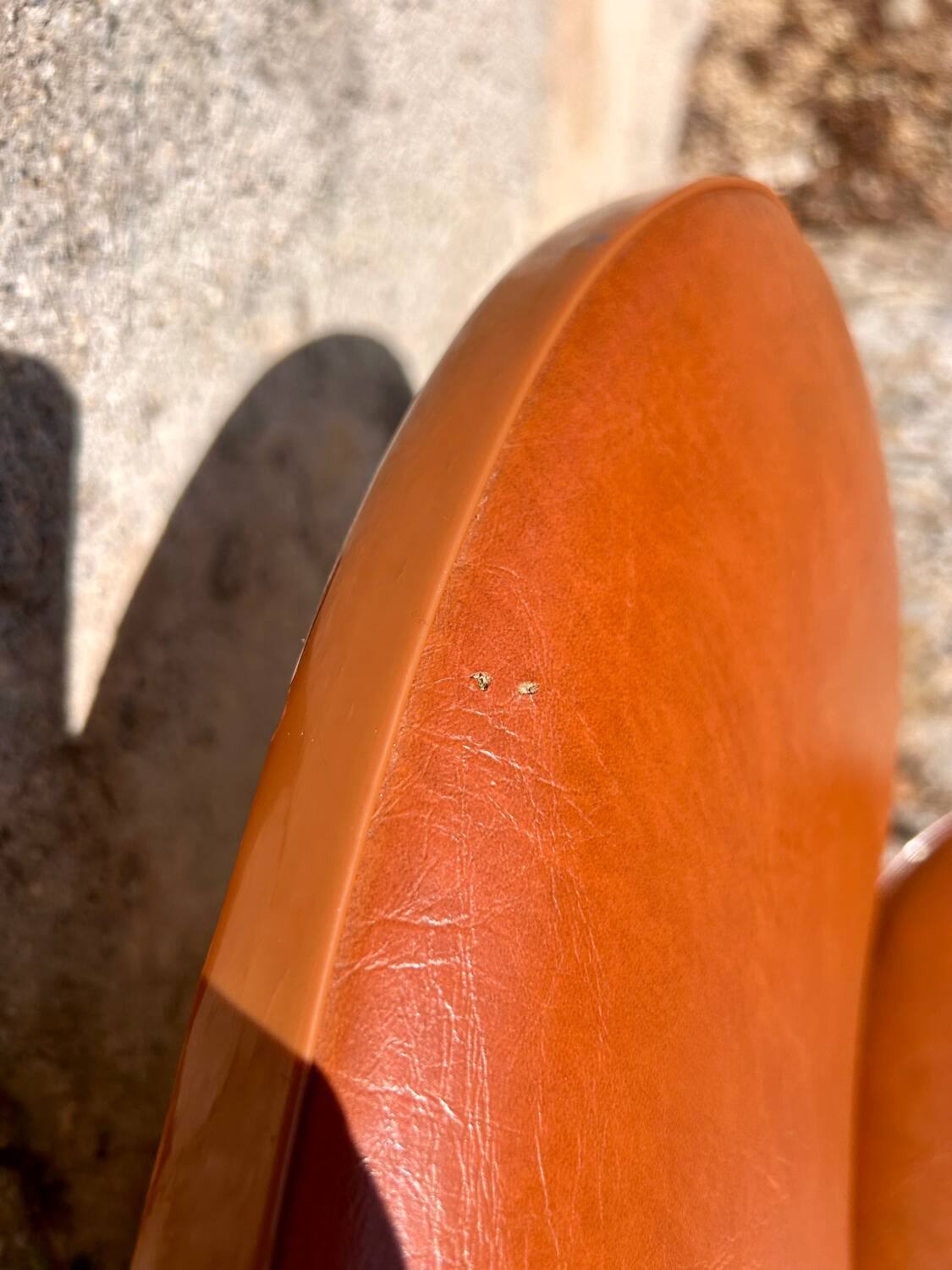 Vintage faux leather chair