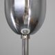 1930s Napako Art Deco pendant light in chrome and glass, restored, new wiring