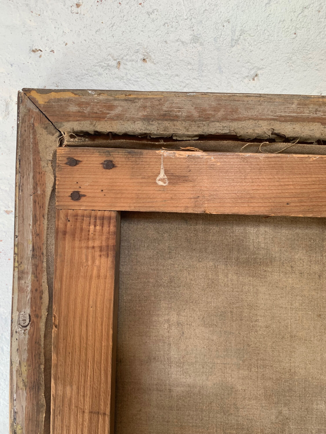 Oil on canvas painting XIX woman reading