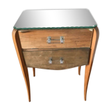 Table chevet miroir année 30