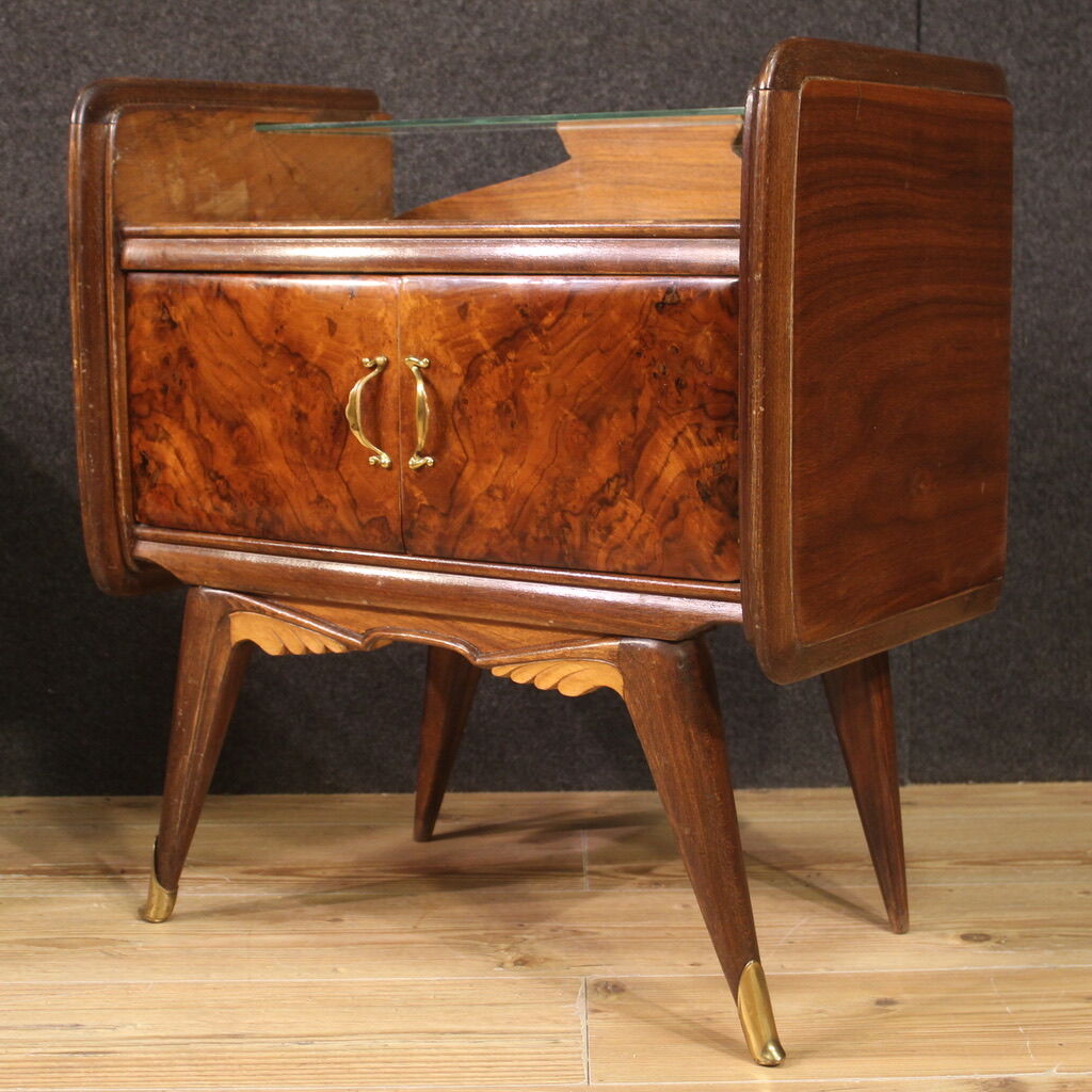 Pair of Italian design bedside tables from the 50s