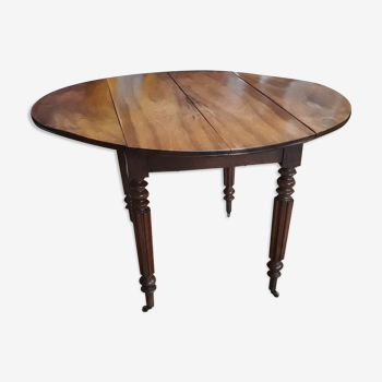 Table Louis Philippe pied tourner à rabbet