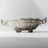 Vintage 1940s pewter centrepiece bowl