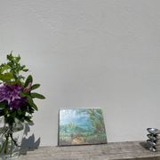 Oil on canvas landscape