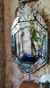 Miroir vénitien en verre de Murano - XIXème