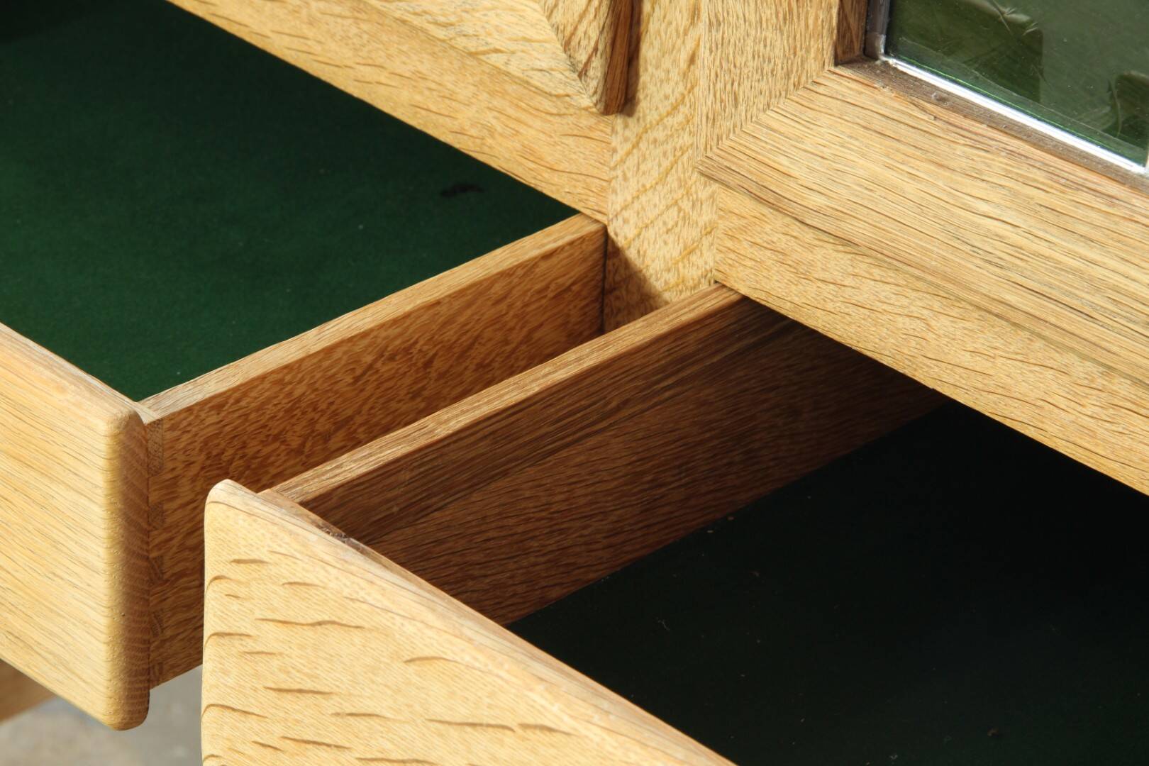 Vintage 1994 Danish Modern Oak Cabinet in the style of Henning Kjærnulf