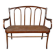 Curved beech bench, stamped J&J Kohn – Early 20th century