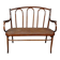 Curved beech bench, stamped J&J Kohn – Early 20th century